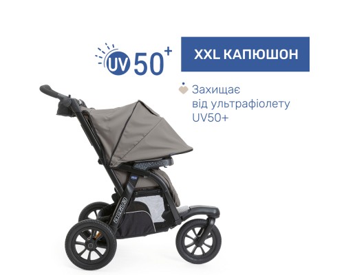 Коляска Chicco 2 в 1 Activ3Темно-бежева (2900990870813) (87087.34.01)