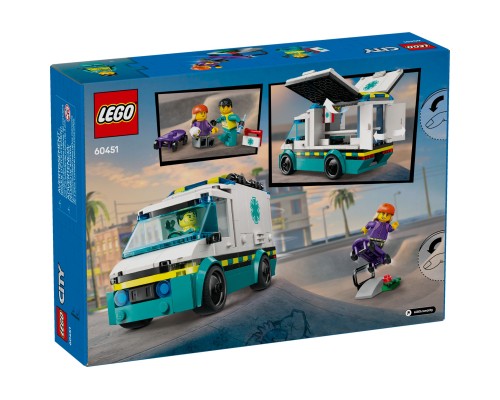 Конструктор LEGO City Швидка допомога (60451)