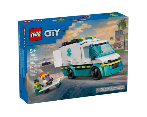 Конструктор LEGO City Швидка допомога (60451)