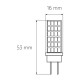 Лампочка Eurolamp Светодиодная капсульная лампа EUROLAMP LED силикон G4 5W 500Lm 300 (LED-G4-0530(12))
