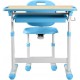 Парта зі стільцем FunDesk Piccolino III Blue-w