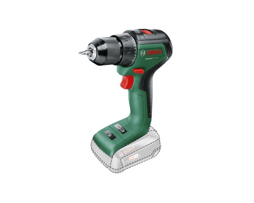 Шуруповерт Bosch UniversalDrill 18V-60, 18V, 60Нм, 0-500-0-1900об/хв (без АКБ та ЗП) (0.603.9D7.000)