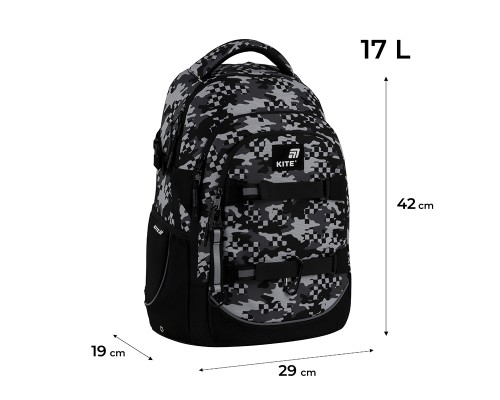 Рюкзак шкільний Kite Education teens 727M-1 (K25-727M-1)