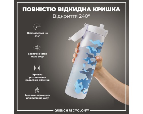 Пляшка для води ION8 OneTouch Times To Drink 1000 мл BPA Free, Camo (I8RF1000PICAMO)