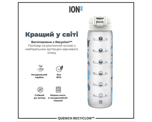 Пляшка для води ION8 OneTouch Times To Drink 1000 мл BPA Free, Camo (I8RF1000PICAMO)