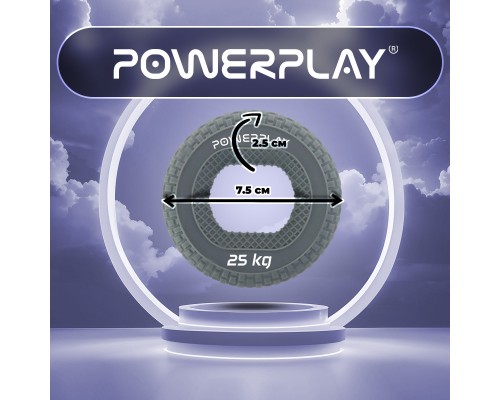 Еспандер PowerPlay PP-4333 Hand Grip Large 25 кг Сірий (PP_4333_Grey_25kg)
