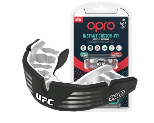 Капа Opro Instant Custom-Fit UFC Silver/Black (102529002) (Instan_Silver/Black)