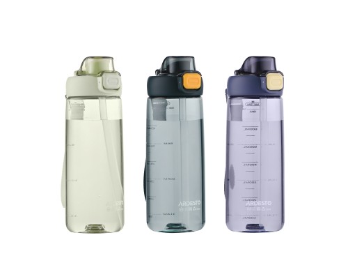 Пляшка для води Ardesto Trip 720мл зелений темний (AR2272PG)