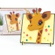 Картина по номерам Rosa Talent 3D Жираф МДФ ґрунтоване, 18х20 см (4823098543558)