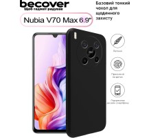 Чохол до мобільного телефона BeCover Nubia V70 Max Black (713564)