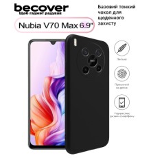 Чохол до мобільного телефона BeCover Nubia V70 Max Black (713564)