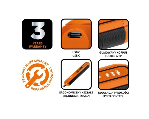 Викрутка акумуляторна Neo Tools 4in1 1.5Ah, 4.5Нм, 230об/хв, 20 біт, кейс (04-199)