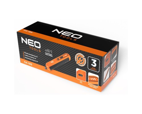 Викрутка акумуляторна Neo Tools 4in1 1.5Ah, 4.5Нм, 230об/хв, 20 біт, кейс (04-199)
