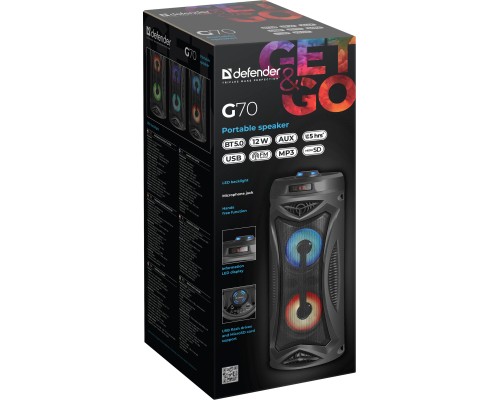 Акустична система Defender G70 Black (65171)
