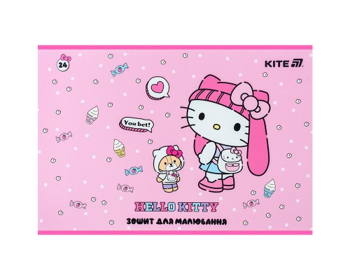 Альбом для малювання Kite Hello Kitty, 24 аркуша (HK25-242-1)