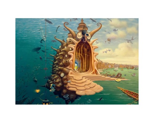 Пазл GoodLoot Imagination: Jacek Yerka Harbor 1000 ел. (5908305249351)