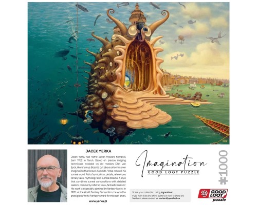 Пазл GoodLoot Imagination: Jacek Yerka Harbor 1000 ел. (5908305249351)