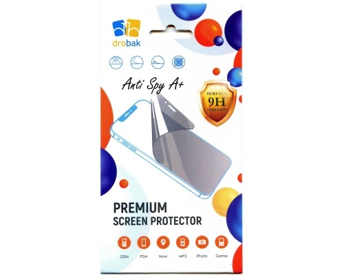 Скло захисне Drobak Anty Spy Samsung Galaxy S25 FE 5G Black (333319)