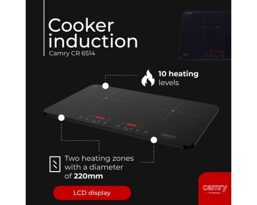 Настільна плита Camry CR 6514