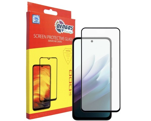 Скло захисне Dengos Full Glue Xiaomi Redmi 15 Black (TGFG-416)
