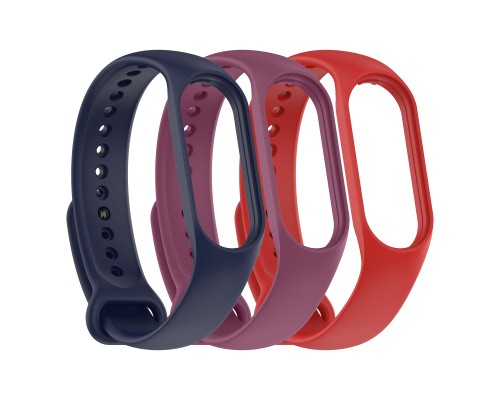 Ремінець до фітнес браслета Armorstandart комплект 3шт Xiaomi Mi Band 7/6/5 New Style Utility (ARM75069)