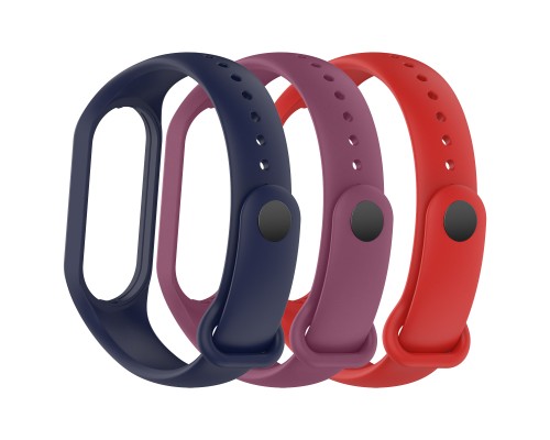 Ремінець до фітнес браслета Armorstandart комплект 3шт Xiaomi Mi Band 7/6/5 New Style Utility (ARM75069)