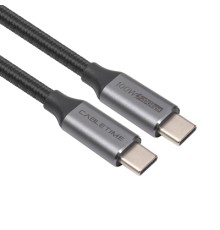 Дата кабель USB-C to USB-C 2.0m 100W USB3.1 20Gbps 4K60Hz Cabletime (CA914234)