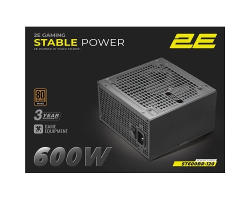 Блок живлення 2E 600W Stable Power ATX3.1 (2E-ST600BR-120)