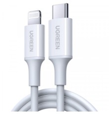 Дата кабель USB-C to Lightning 1.0m 3A US171 white UGREEN (10493)