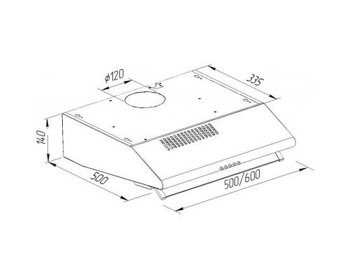 Витяжка кухонна Pyramida MH 50 IV