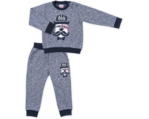 Набір дитячого одягу Breeze з собачкою в капелюсі (8713-80B-blue)