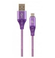 Дата кабель USB 2.0 Micro 5P to AM Cablexpert (CC-USB2B-AMmBM-1M-PW)
