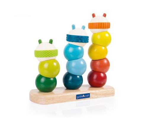 Розвиваюча іграшка Guidecraft Пірамідка Manipulatives Гусениці (G6731) Розвиваюча іграшка Guidecraft Пірамідка Manipulatives Гусениці (G6731)