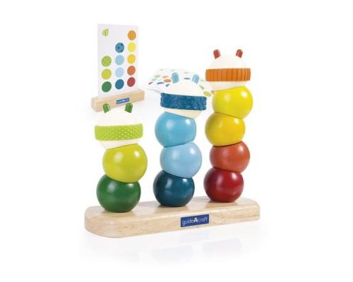 Розвиваюча іграшка Guidecraft Пірамідка Manipulatives Гусениці (G6731) Розвиваюча іграшка Guidecraft Пірамідка Manipulatives Гусениці (G6731)