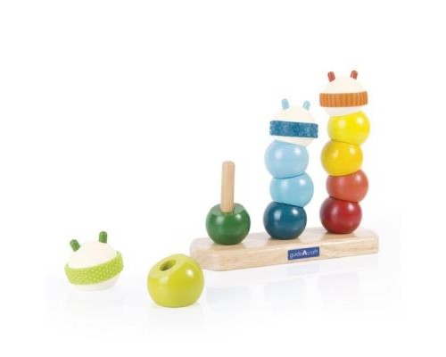 Розвиваюча іграшка Guidecraft Пірамідка Manipulatives Гусениці (G6731) Розвиваюча іграшка Guidecraft Пірамідка Manipulatives Гусениці (G6731)