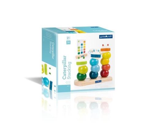 Розвиваюча іграшка Guidecraft Пірамідка Manipulatives Гусениці (G6731) Розвиваюча іграшка Guidecraft Пірамідка Manipulatives Гусениці (G6731)