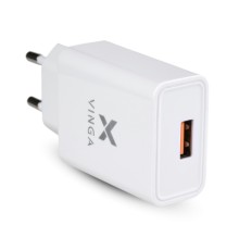 Зарядний пристрій Vinga QC3.0 Quick Wall Charger 1xUSB 18W Max (VWCQAW)