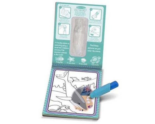 Набір для творчості Melissa&Doug Водна розмальовка Підводний світ (MD19445)