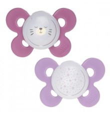 Пустушка Chicco Physio Comfort силіконова 16-36 міс 2 шт рожева (74935.41.00.00)