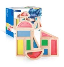 Ігровий набір Guidecraft стандартних блоків Block Play Велика веселка, 10 шт (G3015)