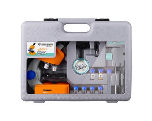 Мікроскоп Bresser Junior 40x-640x Orange + кейс (926813)