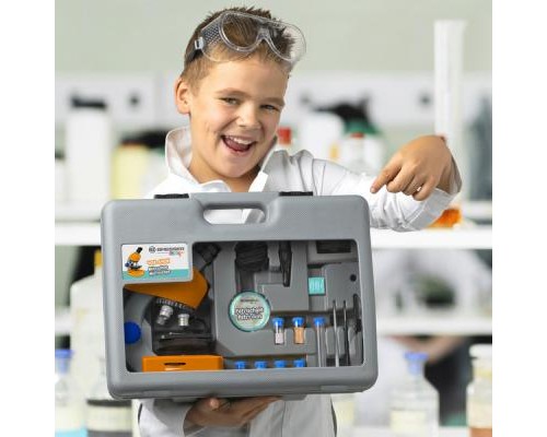 Мікроскоп Bresser Junior 40x-640x Orange + кейс (926813)