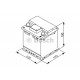 Акумулятор автомобільний Bosch 44А (0 092 S40 001)