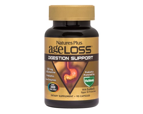 Пробіотики Natures Plus Підтримка шлунково-кишкового тракту AGELOSS, DIGESTIVE SUPPO (NTP8017)