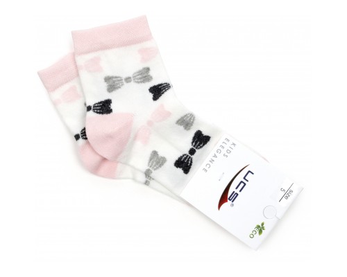 Шкарпетки дитячі UCS Socks з бантиком (M0C0101-2119-1G-pink)