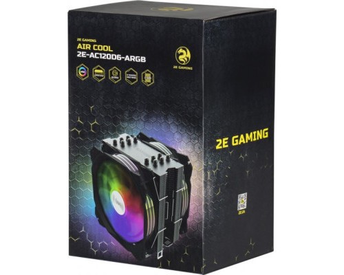 Кулер до процесора 2E GAMING AIR COOL (2E-AC120D6-ARGB)