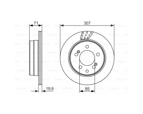 Гальмівний диск Bosch 0 986 479 665
