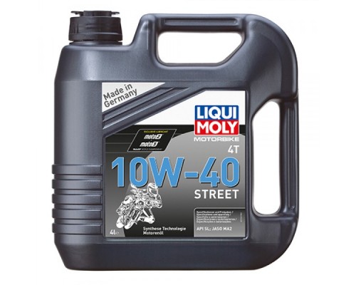 Моторна олива Liqui Moly Motorbike 4T 10W-40 Street 4л. (7512)