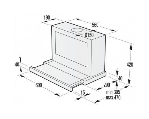 Витяжка кухонна Gorenje BHP623E8X