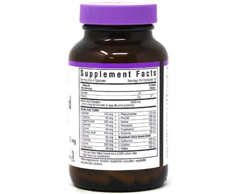Амінокислота Bluebonnet Nutrition Комплекс Амінокислот 750 мг, Amino Acid, 60 вегетаріанських (BLB0010) Амінокислота Bluebonnet Nutrition Комплекс Амінокислот 750 мг, Amino Acid, 60 вегетаріанських (BLB0010)